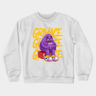 grimace fan art Crewneck Sweatshirt